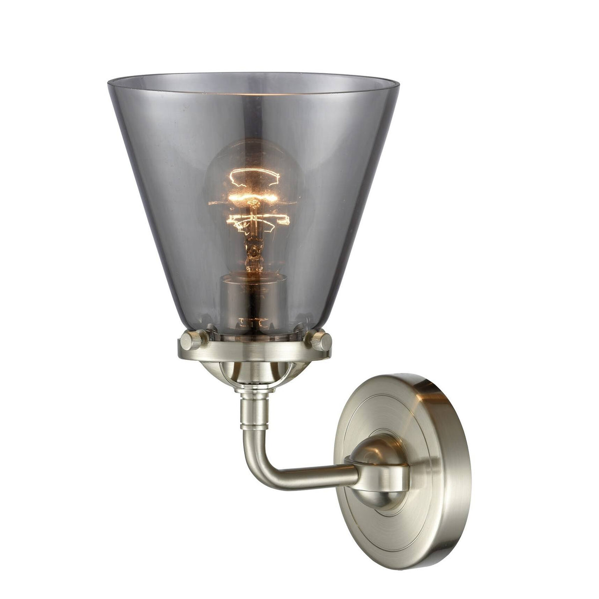Black Antique Brass Small Cone 1 Light Sconce C183946