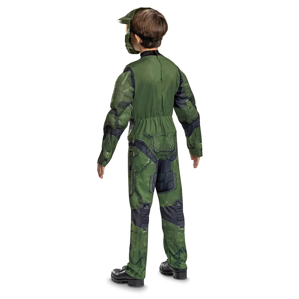Boys Size Small (4-6) Master Chief Halloween Child Costume O1099