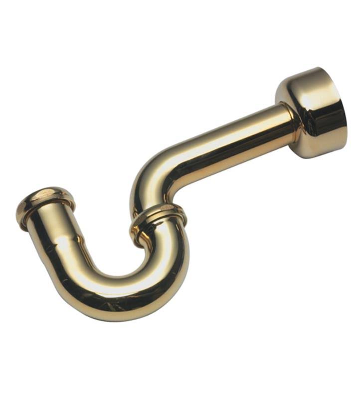 1-1/2x22 P-Trap - Antique Brass Flat N274