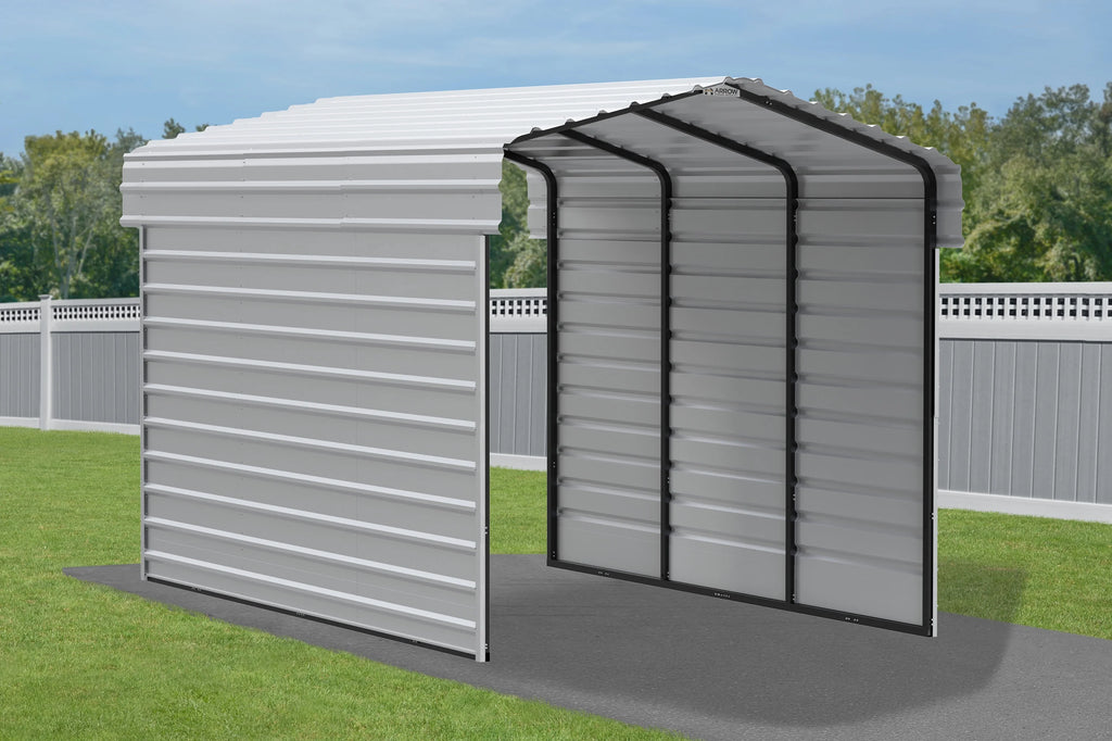 Galvanized Steel Carport Kit, 10' x 15' x 9' H56964