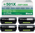 4 Pack Black Remanufactured Toner Cartridge F32071