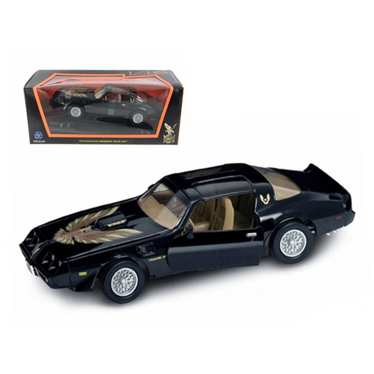 Black 1/18 Diecast Model Car T656