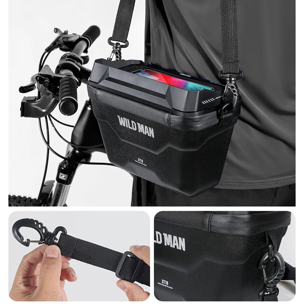 3L Waterproof Bike Handlebar Bag with Touchscreen X20947