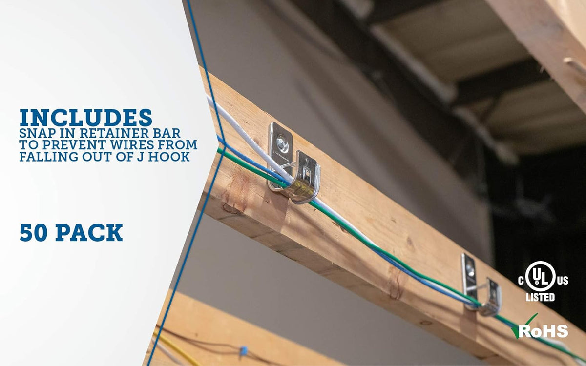 6 Cable Support J-Hook S718