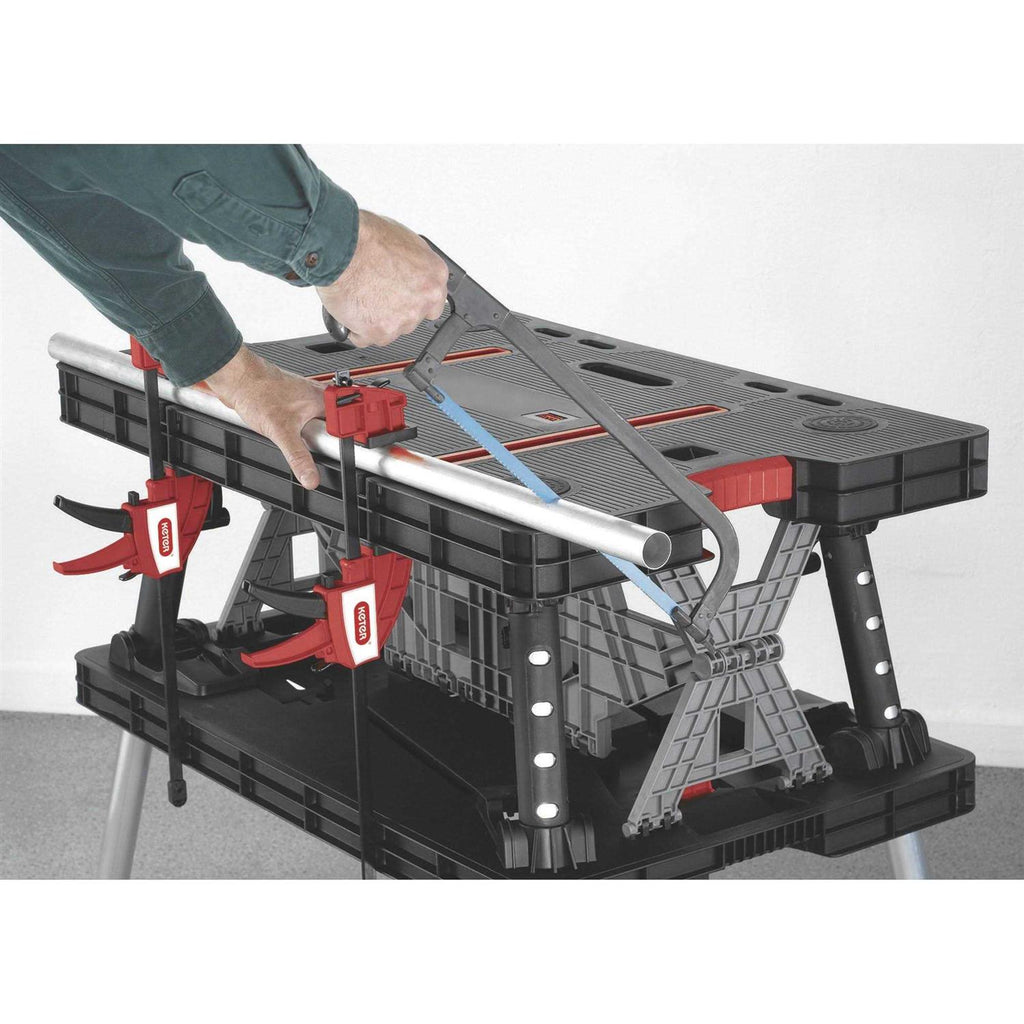 Folding Work Table with Extendable Legs V159