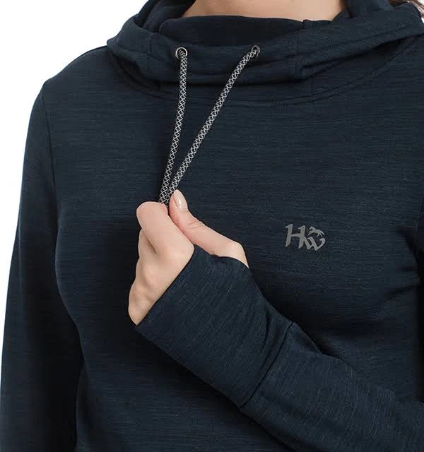 Navy Technical Hooded Fleece Q9618