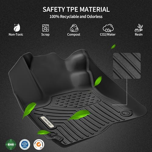 TPE Floor Mats for Toyota Camry 2024-2018 (FWD ONLY, Not for Hybrid) Y110