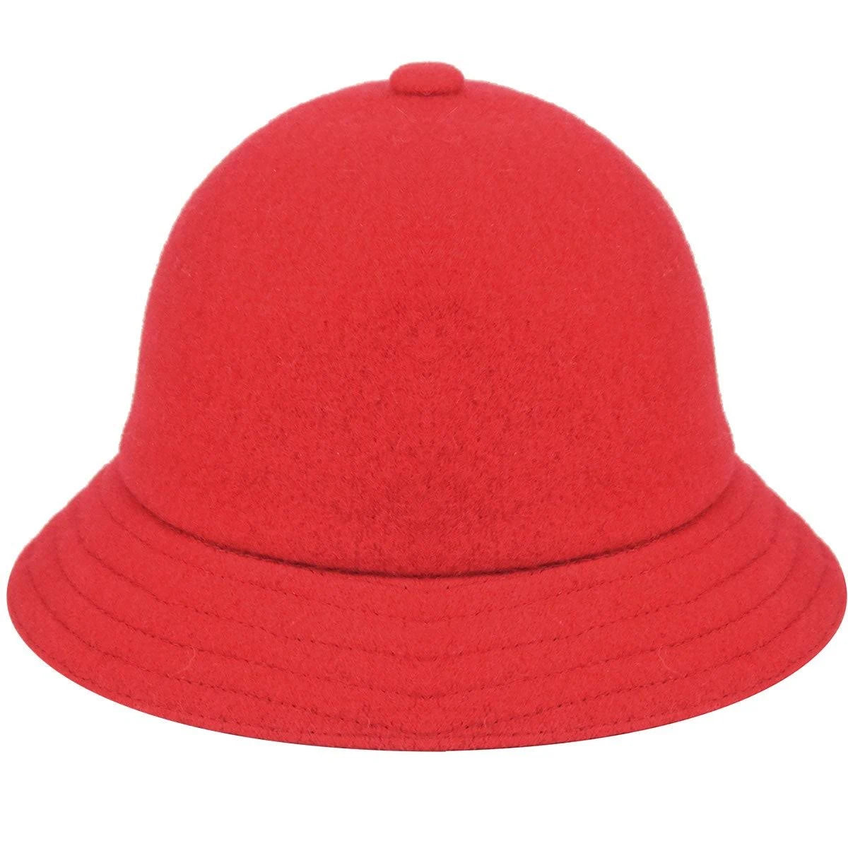 Red Wool Bucket Hat T3498
