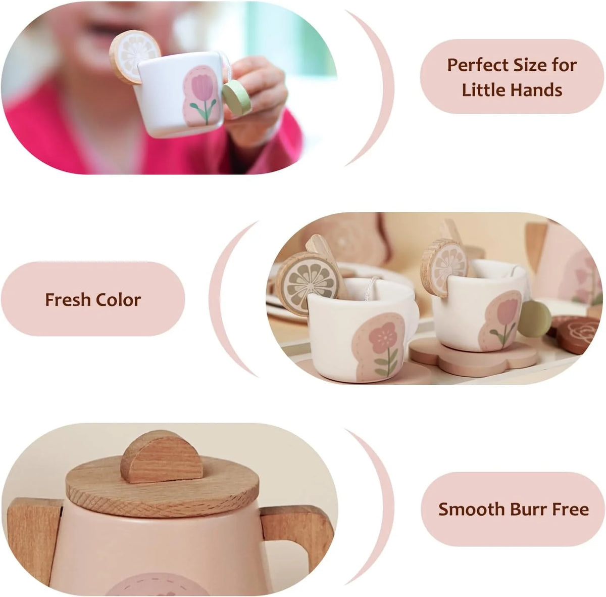 Tea and Coffee Play Set with Accessories P198