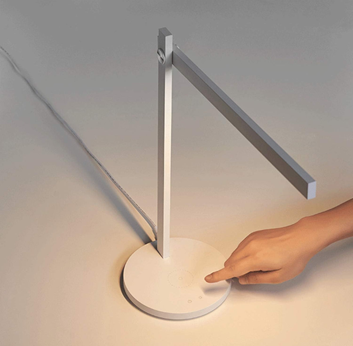 Black Touch Control Desk Lamp with Wireless Charger M85255