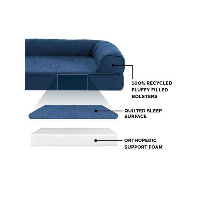 Quilted Orthopedic Sofa Pet Bed O397439