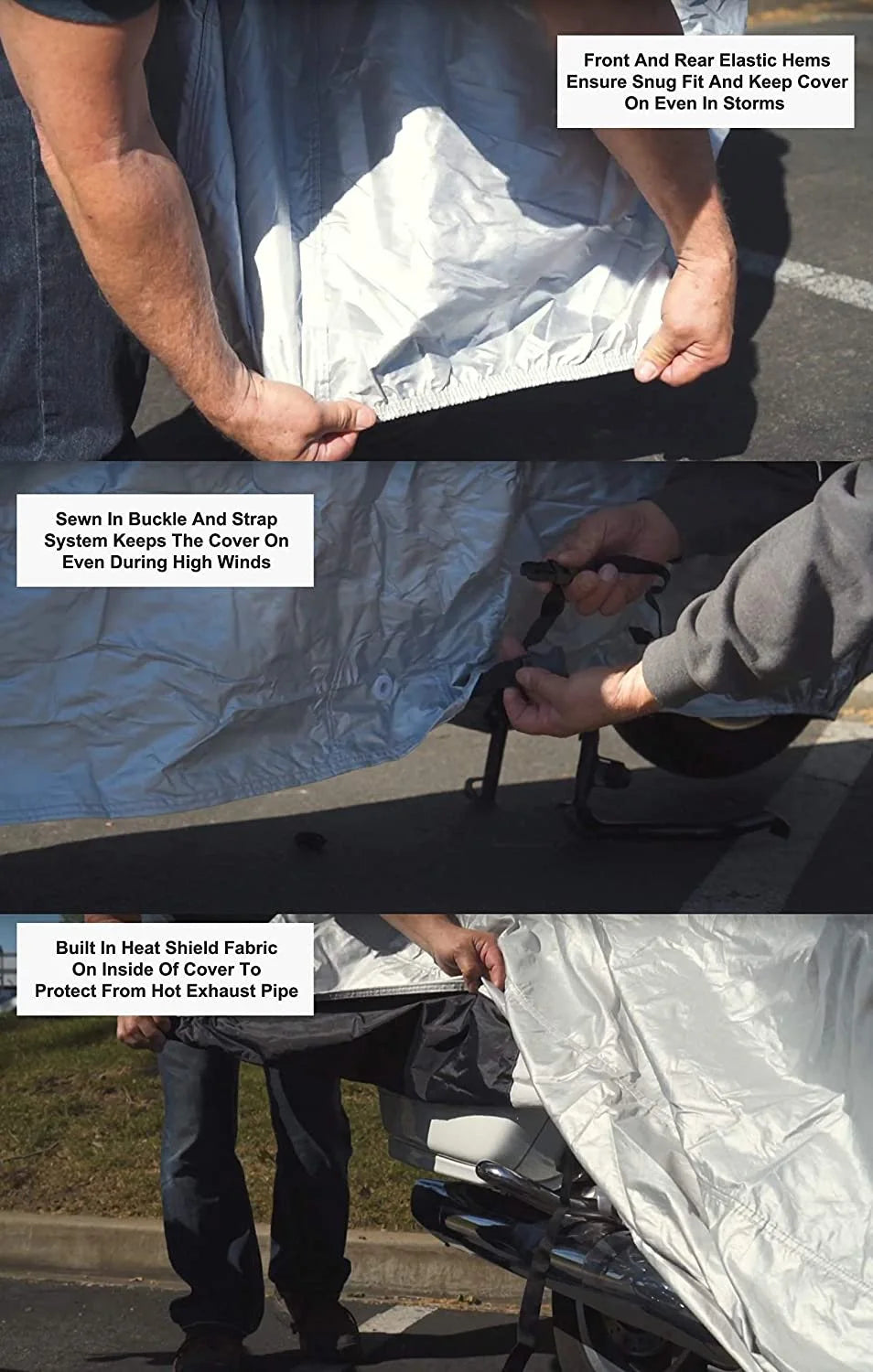 Trike Cover with Reinforced Securing Straps and Storage Bag S168
