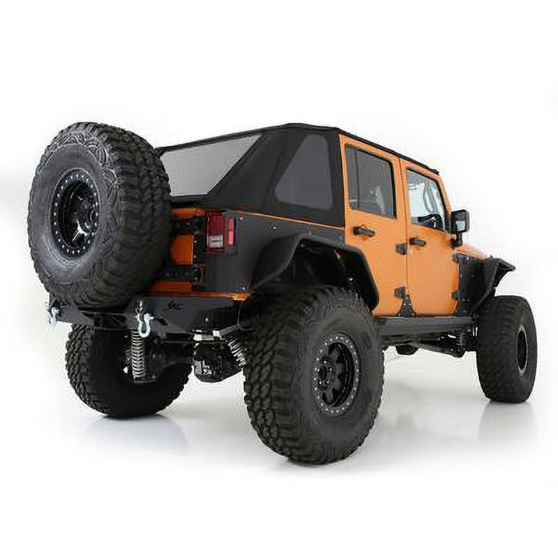 Black Bowless Combo Top Kit with Tinted Windows I415