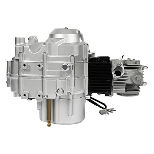 140cc 4 Stroke Engine Motor, Complete Engine Kit Single Cylinder Horizontal 4-speed Transmission Manual Clutch CDI Q7311