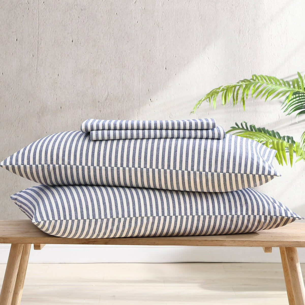 Gray Full Percale Sheet Set P872