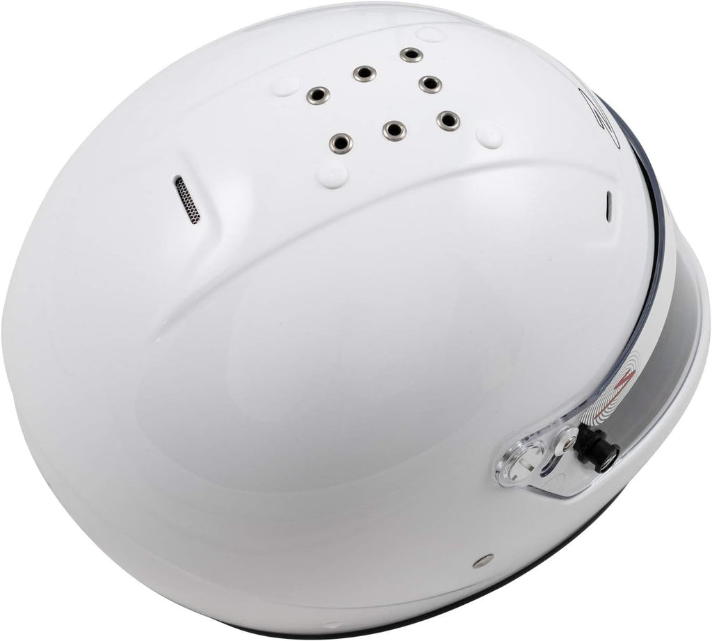 White Large SNELL SA2020 Helmet K5816