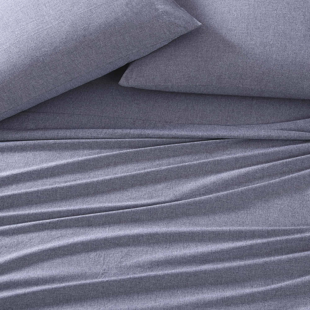 Gray Full Percale Sheet Set P872