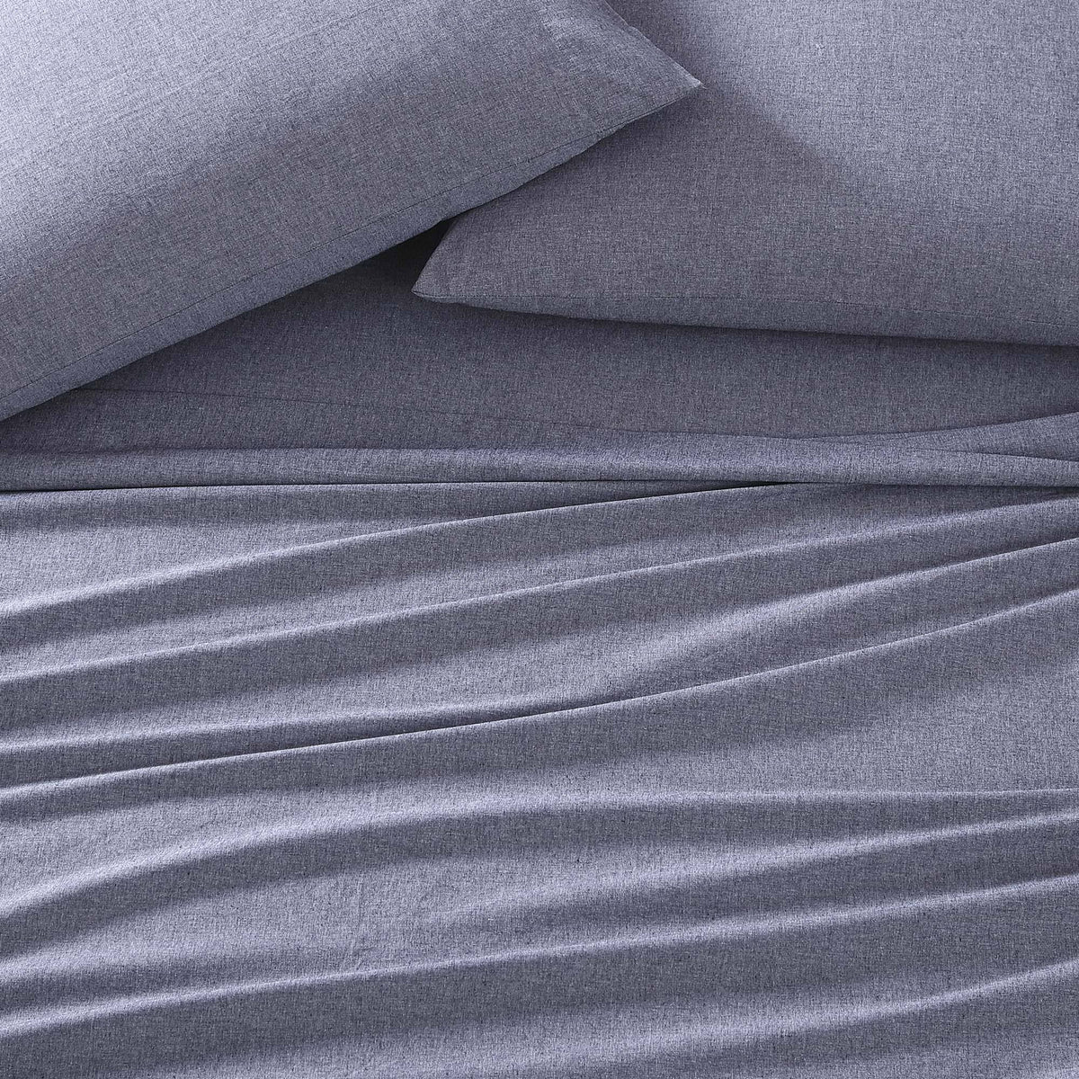 Gray Full Percale Sheet Set P872