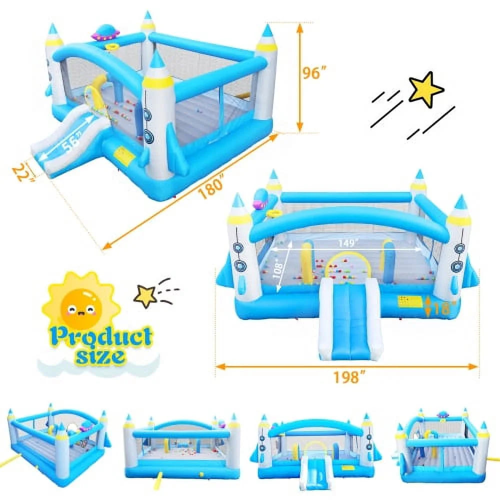 Inflatable Bouncer with Blower (198" x 180" x 96") K94877