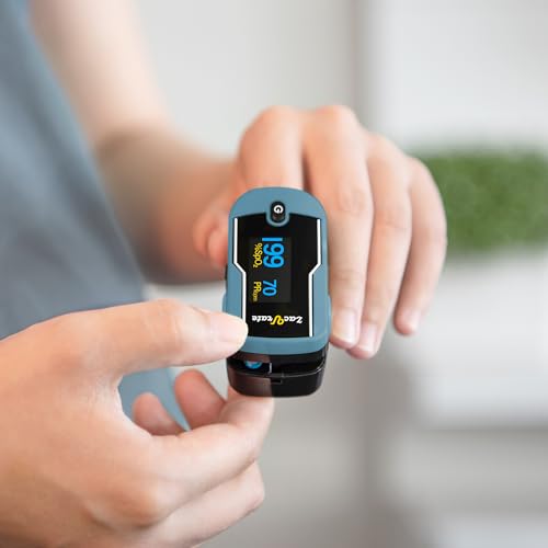 Fingertip Pulse Oximeter Blood Oxygen Saturation Monitor with Lanyard (Sunny Yellow) V6386