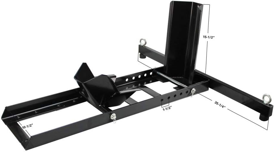 Heavy-Duty Adjustable Motorcycle Wheel Chock Stand Y553003