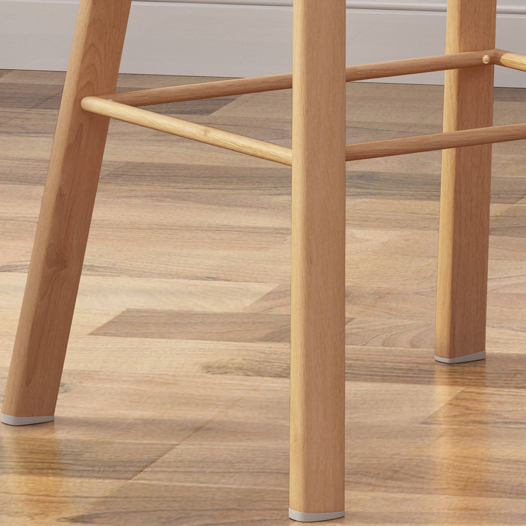 Set of 2 Black Modern Barstool J504344