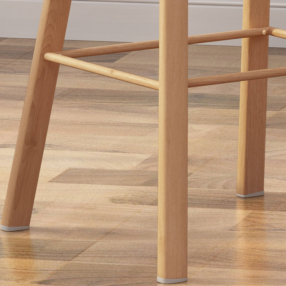 Set of 2 Black Modern Barstool J504344