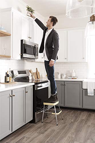 Yellow Steel Step Stool C450937