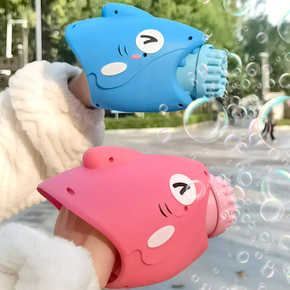 Pink Electric Automatic Bubble Blaster Toy U3222