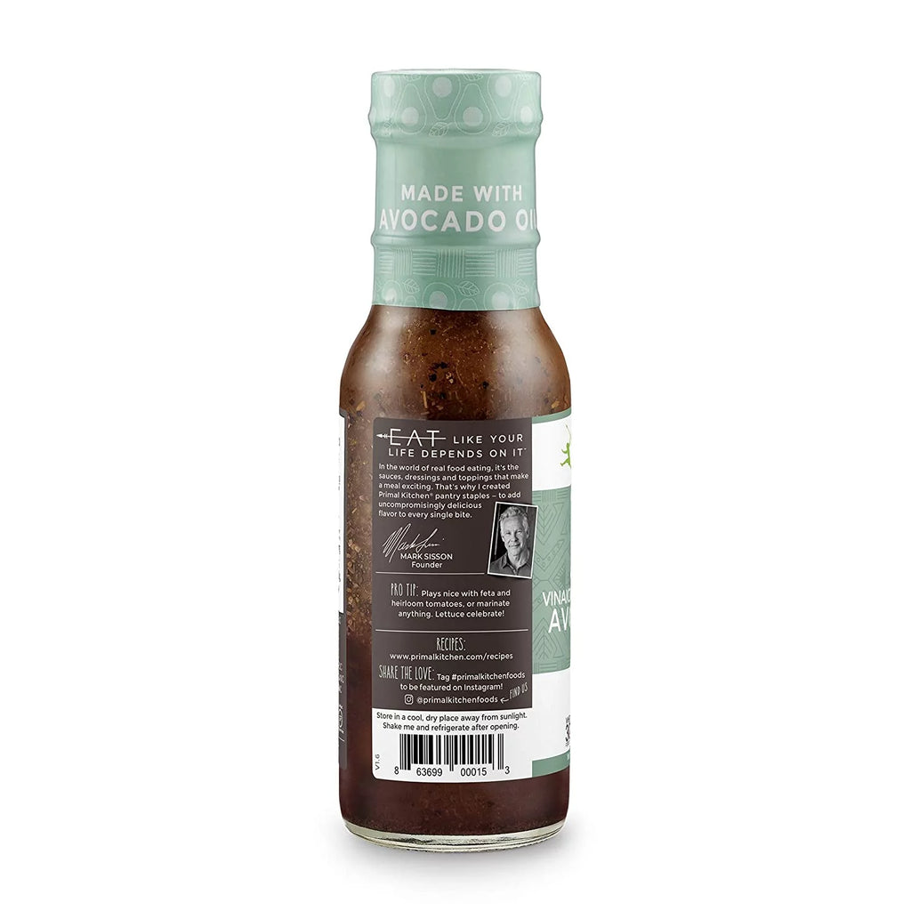 Greek Vinaigrette & Marinade with Avocado Oil 8 fl oz Pack of 2 F7367