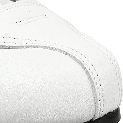 Classic White Quad Roller Skates with PU Leather and PU Wheels F9451