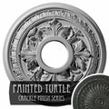 Hand-Painted Painted Turtle Ceiling Medallion I8784