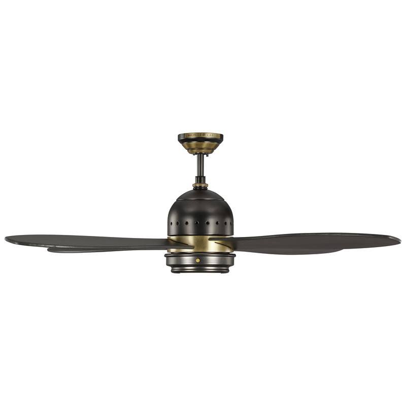 Polished Nickel 56-Inch Ceiling Fan Q58399
