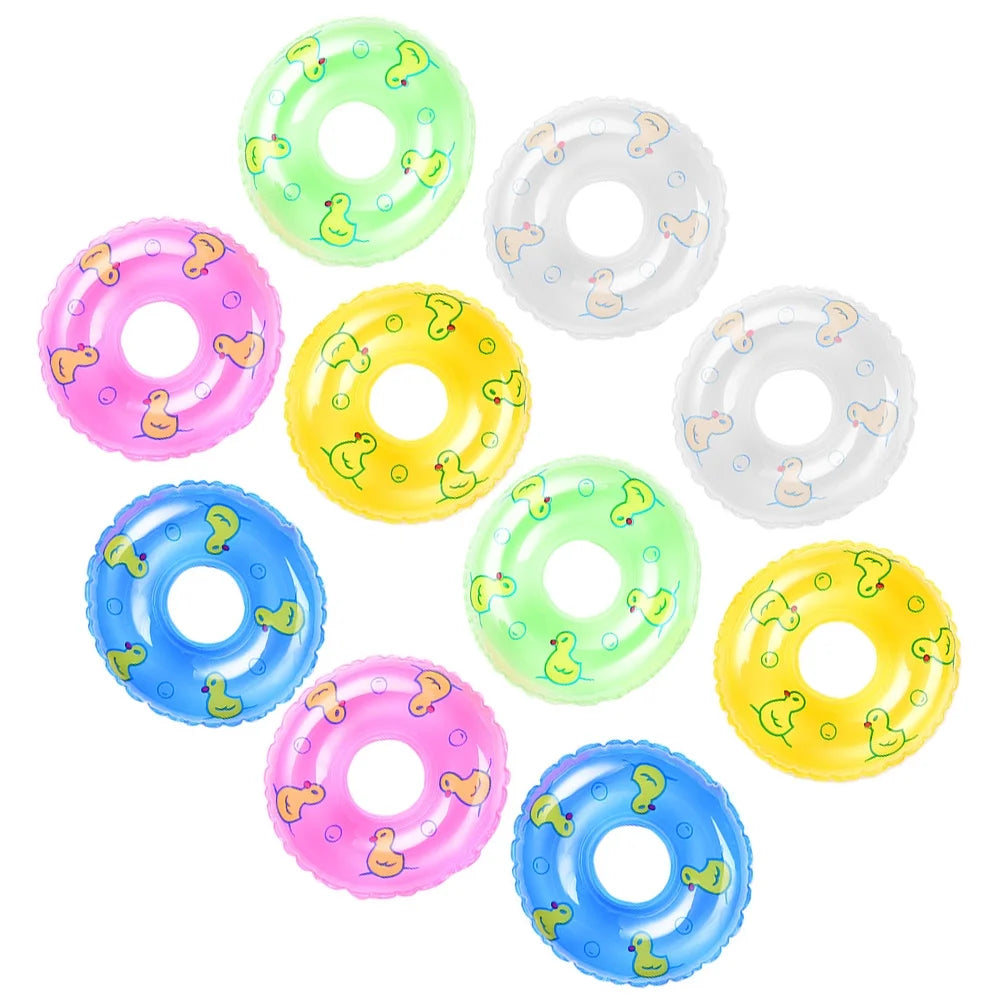 10pcs Inflatable Dolls Swim Rings Toys T16550