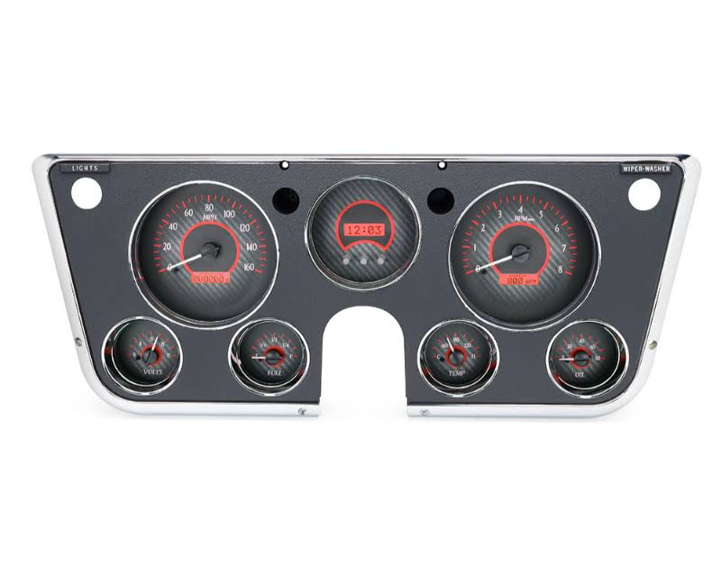 Analog Gauges Carbon Red S313754