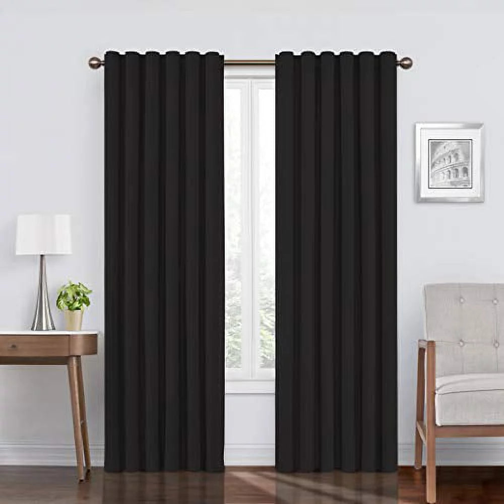 Total Blackout Drapery Curtain Panel H91930