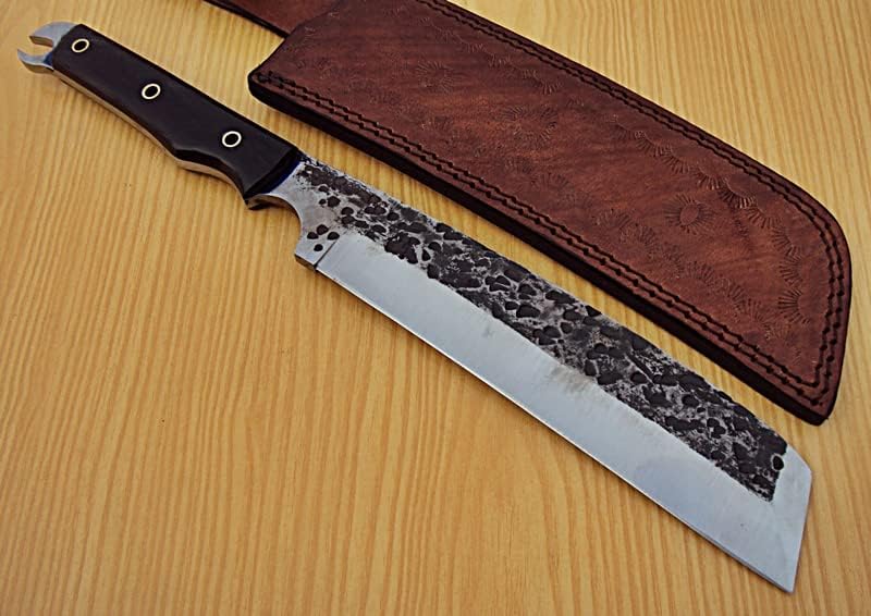 13.3 Inches Hi Carbon Steel Full Tang Nakiri Knife K18607
