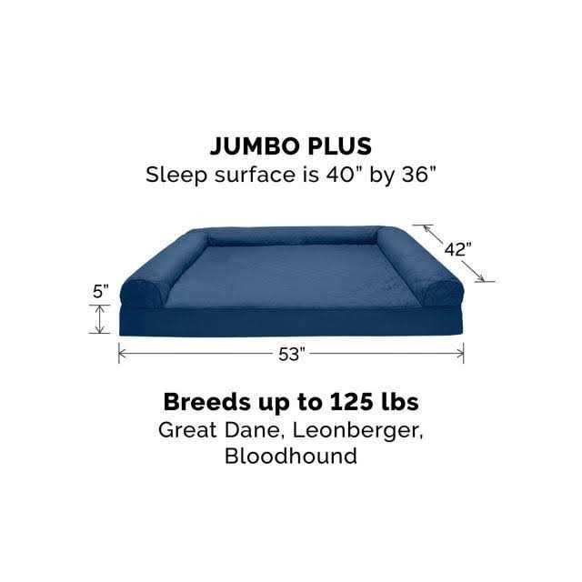 Quilted Orthopedic Sofa Pet Bed O397439