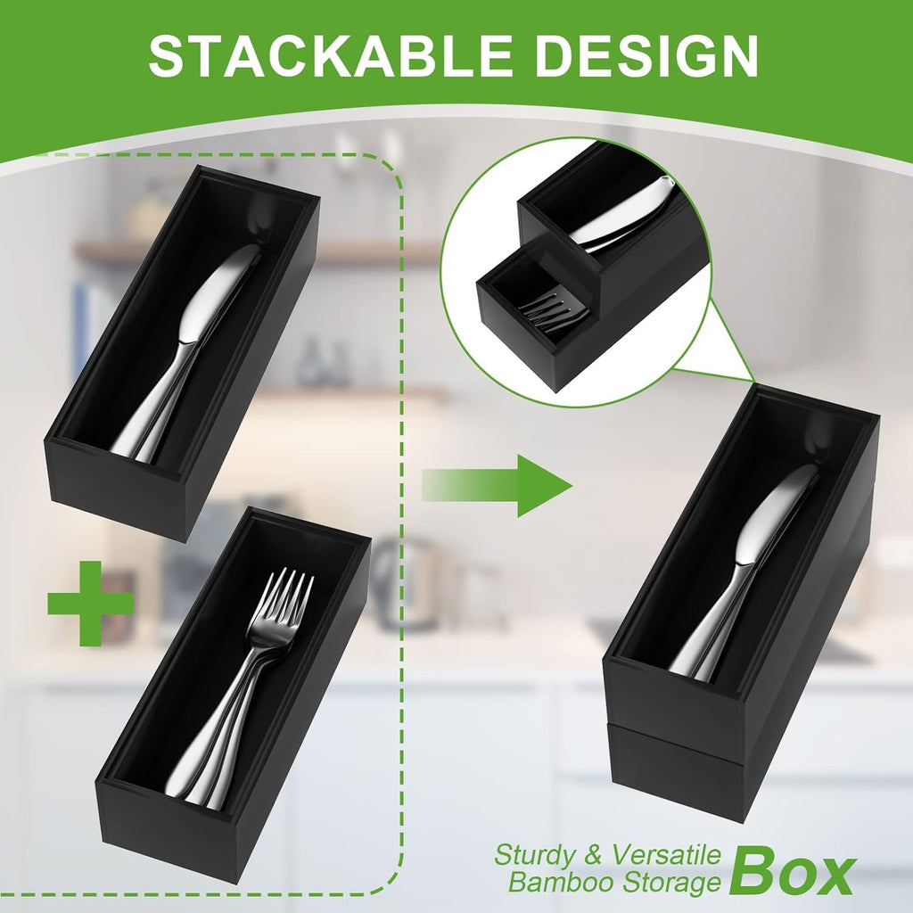 Bamboo Drawer Organizer Set of 2 T614819