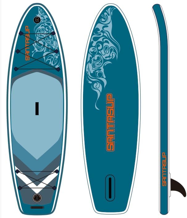 Inflatable Stand Up Paddle Board with Accessories, 11'x33 x6, Max 330lbs W851106