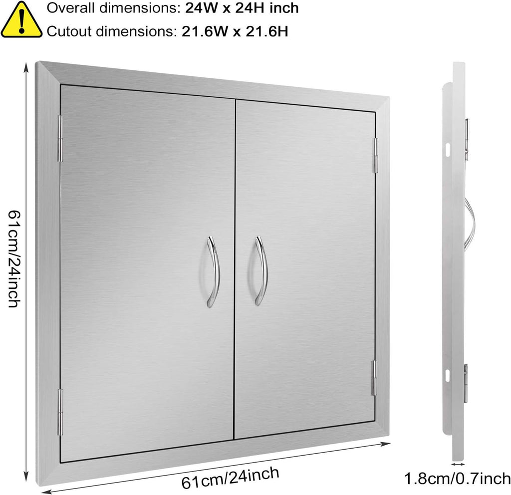 Stainless Steel Outdoor Kitchen Door U54380