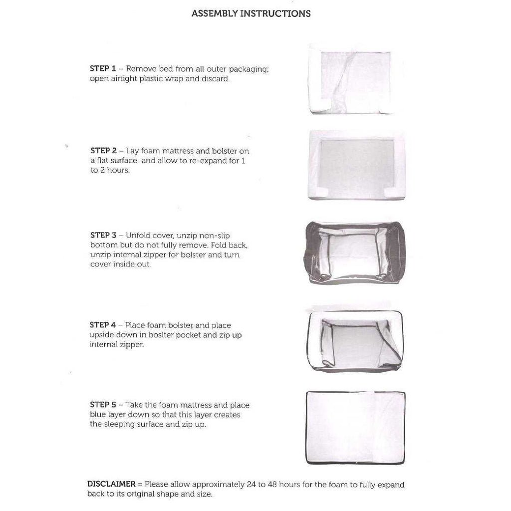 Orthopedic Memory Foam Dog Bed K5309