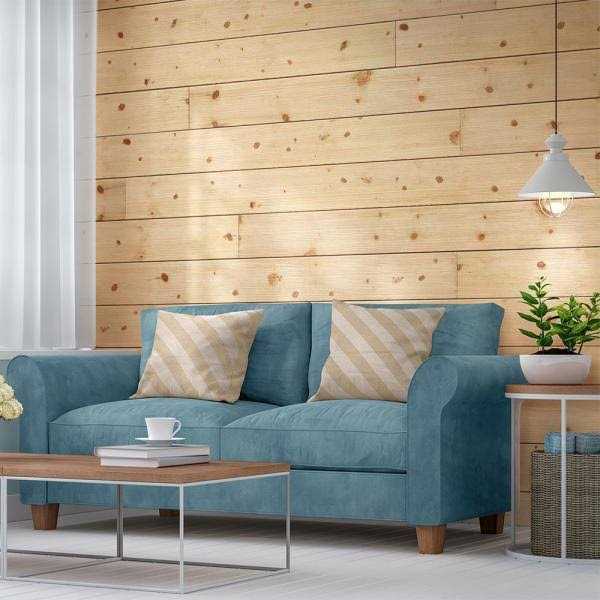 1 in. x 8 in. x 6 ft. Barn Wood Pine Shiplap Board L7081