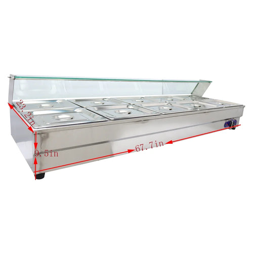 10 Pots Electric Buffet Food Warmer J1383
