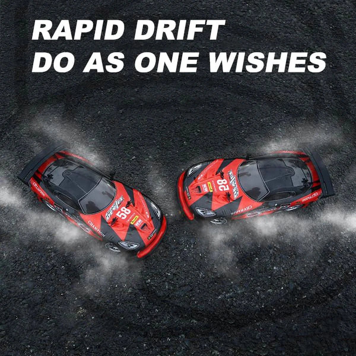 1/16 4WD Remote Control Drift Car with 2 Sets Tires I2638