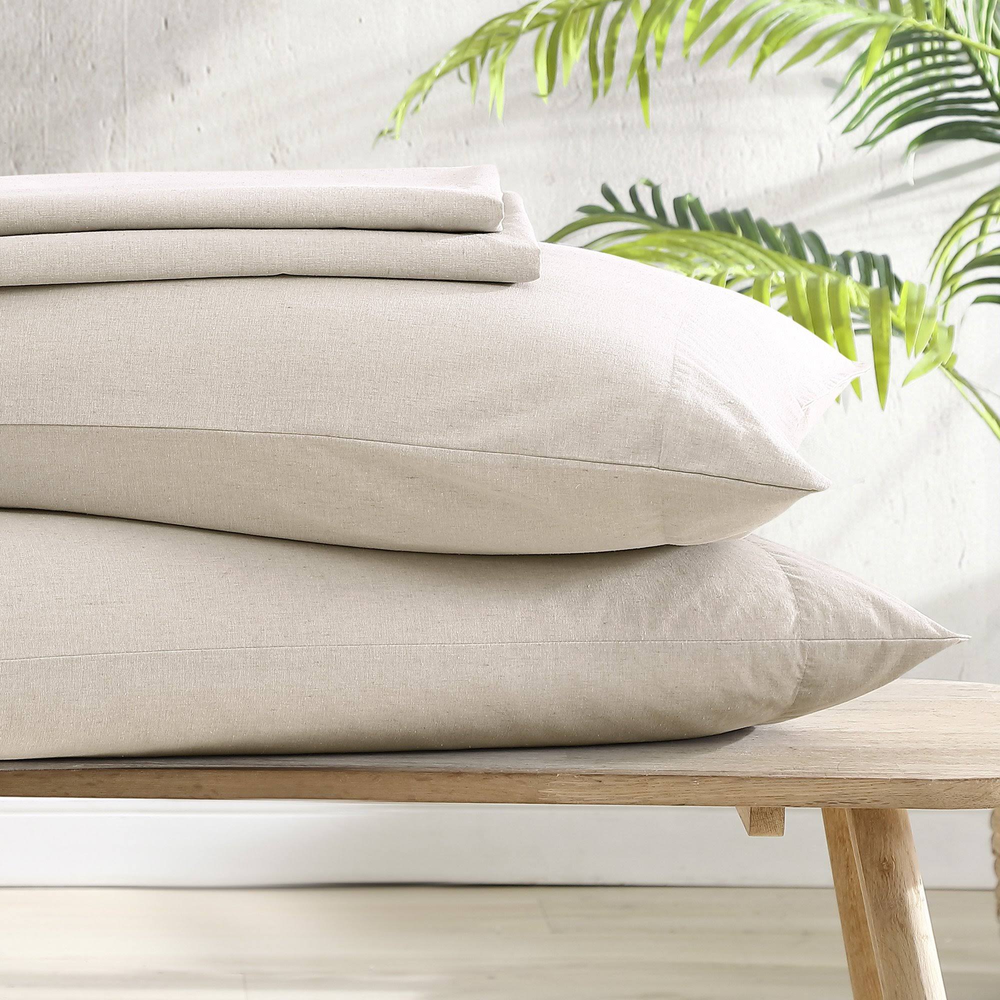 Gray Full Percale Sheet Set P872