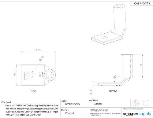350Kcmil 3/8 Stud Lug M6985
