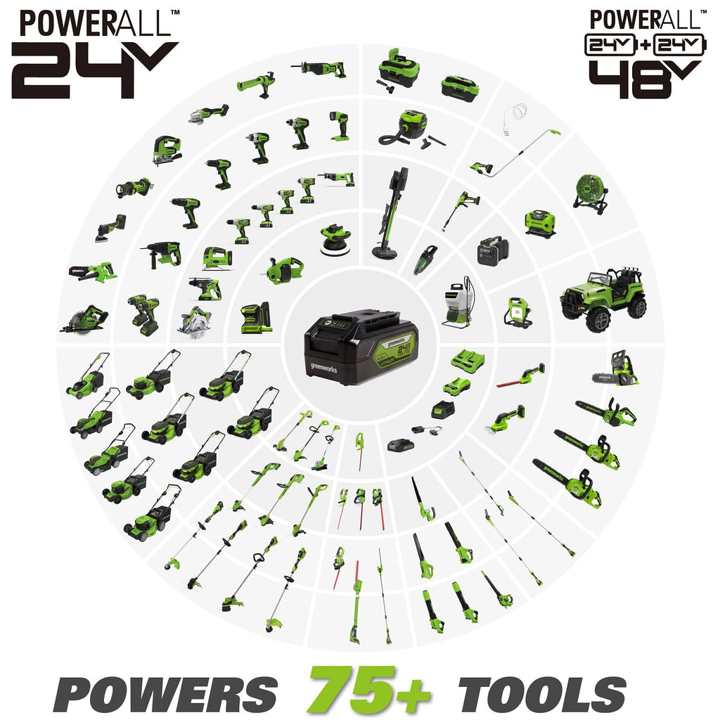 24V 10 inch TorqDrive String Trimmer with 2Ah USB Battery and Charger W378275