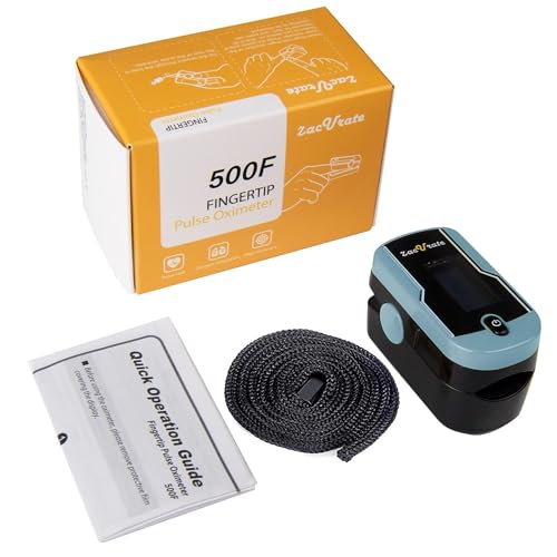Fingertip Pulse Oximeter Blood Oxygen Saturation Monitor with Lanyard (Sunny Yellow) V6386