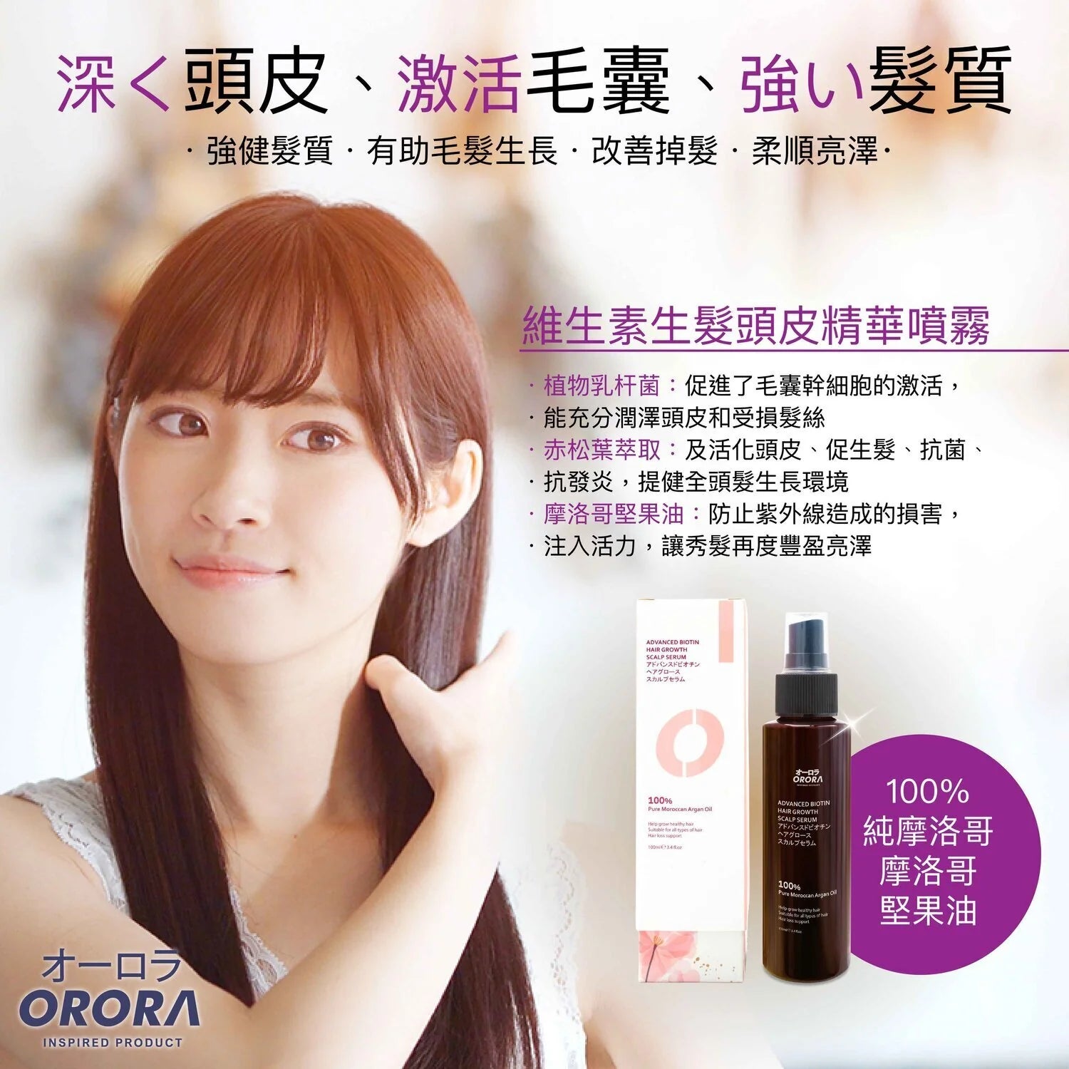 Biotin Hair Growth Scalp Serum H114